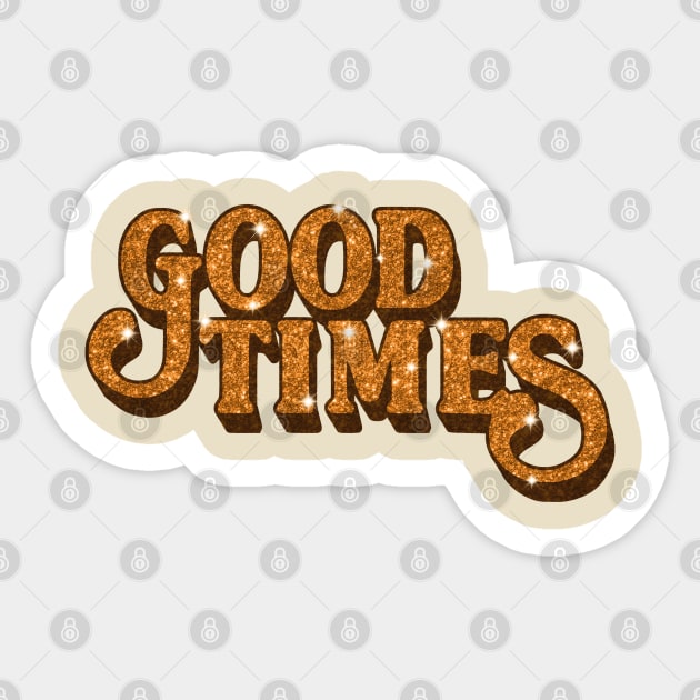 Good Times Jivin' Sticker by darklordpug